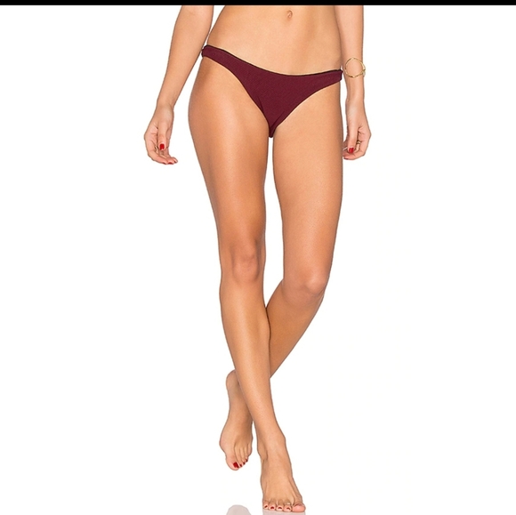 SKYE & staghorn Other - SKYE & Staghorn x Revolve bikini bottom beet red